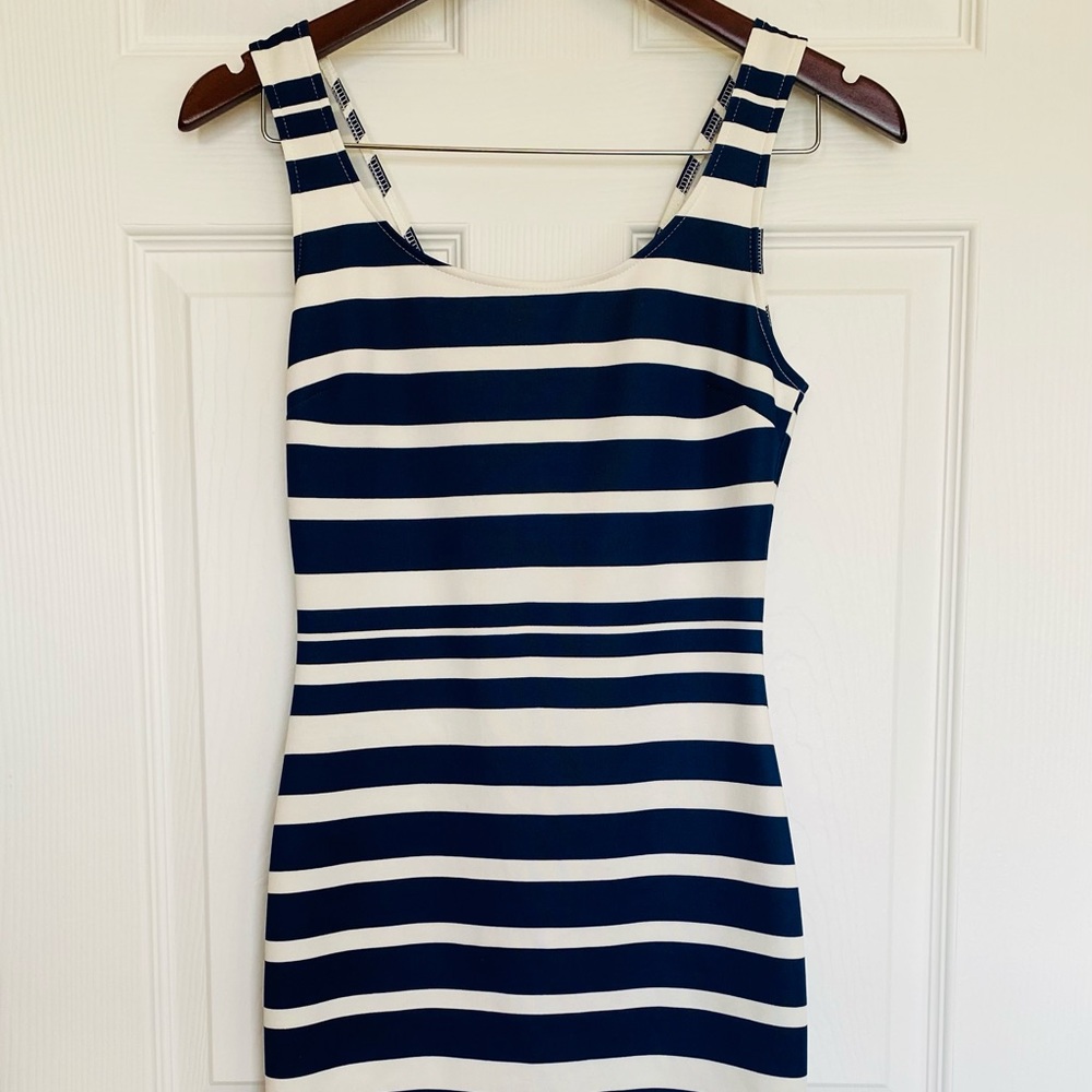 Love Ady London Blue Blue and white Bodycon Dress